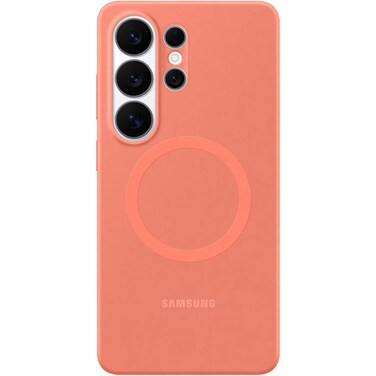 Samsung Galaxy S26 Ultra Silicone Magnet Case, Coral Red