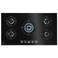 Electrolux KGG95376K UltimateTaste 700 Gas Hob, 90x60cm, Black Glass