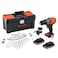 Black+Decker 18V Cordless Hammer Drill Accessory Set,120 PCS