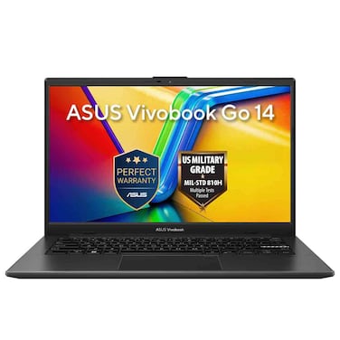 ASUS Vivobook Go 14 E1404FA Laptop, AMD Ryzen 5 5500U, 8GB LPDDR5 RAM, 512GB PCIe 3.0 SSD, 14-Inch FHD Display, WiFi 6E, 1.3kg, Mixed Black