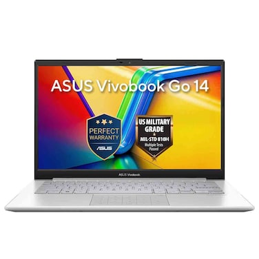ASUS Vivobook Go 14 E1404 Laptop, AMD Ryzen 3 7320U, 8GB LPDDR5 RAM, 512GB PCIe 3.0 SSD, 14-Inch FHD Display, WiFi 6E, 1.3kg, Mixed Black