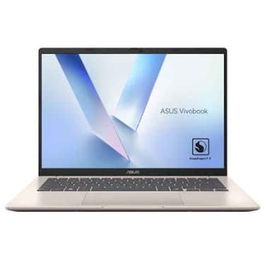 ASUS Vivobook 14 Snapdragon X1 26 100, 16GB RAM, 512GB PCIe SSD, 14 Inch FHD IPS, Windows 11