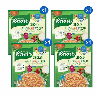كنور ألفابيت شوربة، حزمة من 4، 50 غرام