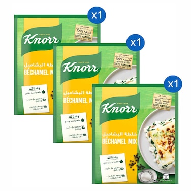 كنور سكراتش كوكينغ، خلطات، صلصة بشاميل، 75 غرام، حزمة من 3