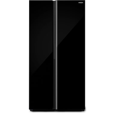 Hitachi Skyline Series Side by Side Refrigerator, HRSN9713ESG, 656L, Black