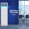 Gree 5 Ton Tower Air Conditioner iFLOWIND N60C3 Inverter Compressor, 60000 BTU/h, WiFi Enabled, R410A, White
