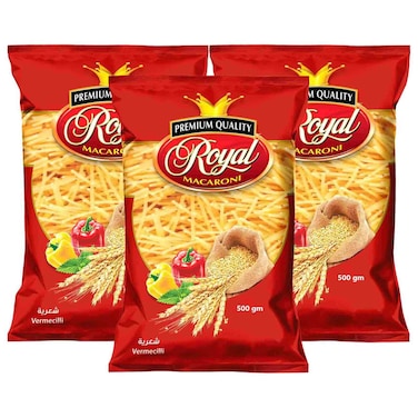 Royal Pasta Vermicelli Value Pack 500g, Pack of 3