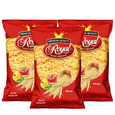 Royal Pasta Penne Rigate Value Pack 500g, Pack of 3
