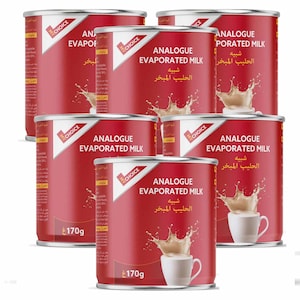 MyChoice Analogue Evaporated Milk, 170G Pack of 6