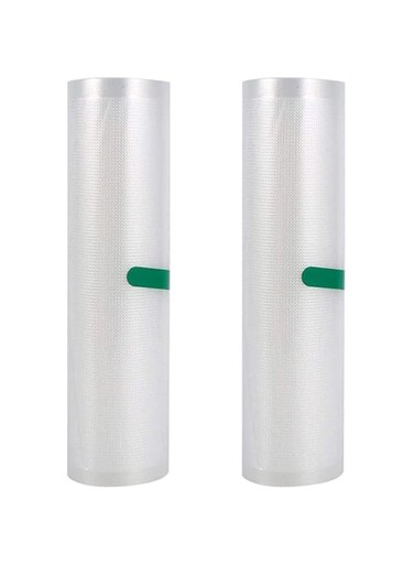 SKEIDO 2PCS Kitchen Vacuum Food Sealer Rolls PE Membranes Keep Fresh Bags Wrapper Film Foodsaver-28*500cm