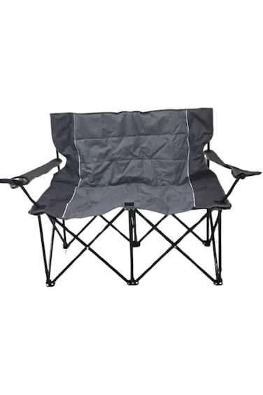 folding camping chair with table, cup holders &amp; carry bag supports up to 500lbs, perfect outdoors