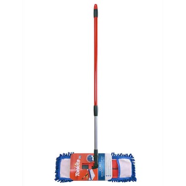 تونكيتا ممسحة مسطحة مجعدة مع عصا