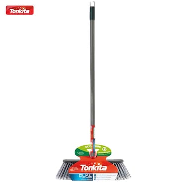 مكنسة داخلية مزدوجة الشعيرات تونكيتا، رمادي