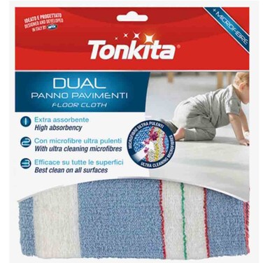 Tonkita Dual Microfiber Floor Cloth