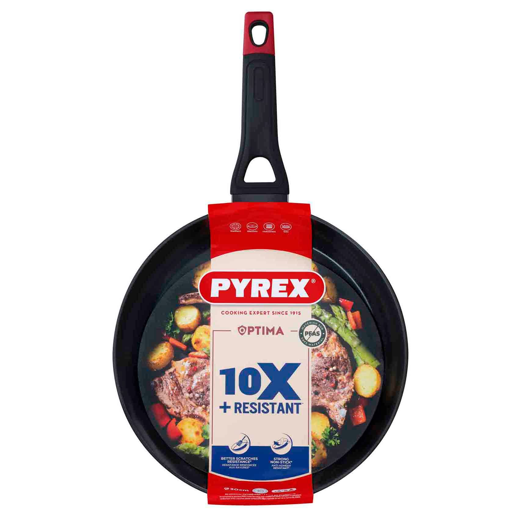 Buy Pyrex Optima Non-Stick Frying Pan with Handle, 30cm Online ...