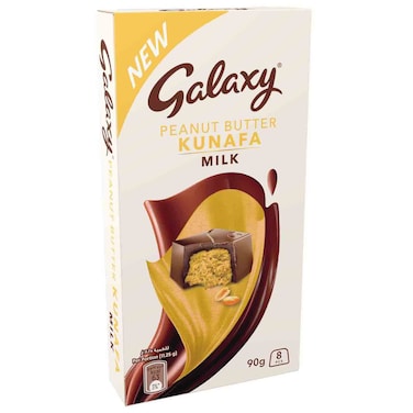 Galaxy Kunafa Peanut Butter, Milk Chocolate, 90g