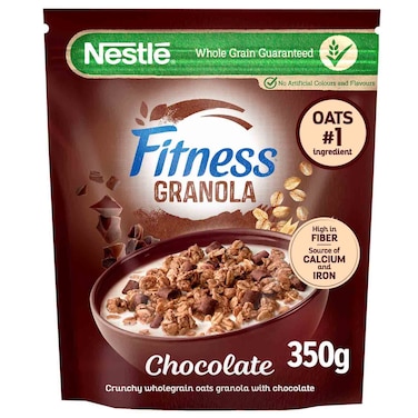 Nestle Fitness Granola Crunchy Whole Grain Oats with Chocolate, 350g