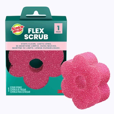 Scotch-Brite Flex Scrub Multipurpose Cleaning Sponge, 1 PCS
