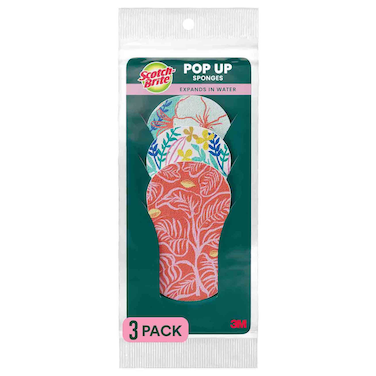 Scotch-Brite Pop-Up Compressed Sponges, 1 PCS