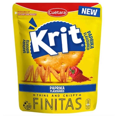 كويتارا كريت فينيتاس مقرمشات مقرمشة بنكهة البابريكا، 150 غرام