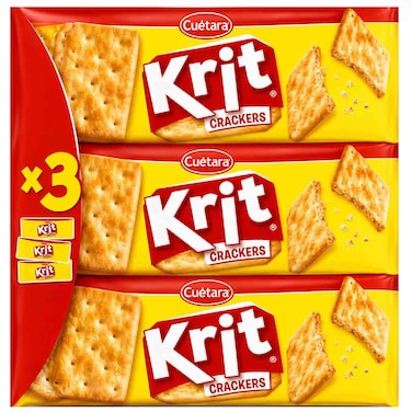 Cuetara Krit Crackers, 100g, Pack of 3
