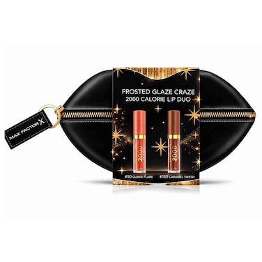 Max Factor Frosted Glaze Craze 2000 Calorie Lip Duo Gift Set