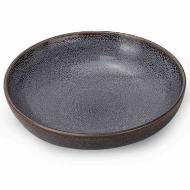 ستون وير وعاء تقديم من الخزف الحجري، بلمسة نهائية من التزجيج المرقط، 23 سم