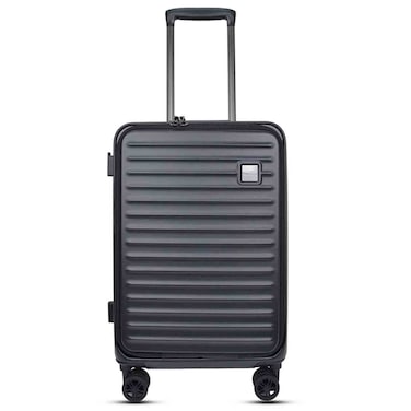 Track Microban F-L PC T Premium Hardside Mid-Size Spinner Luggage, Black, 65cm
