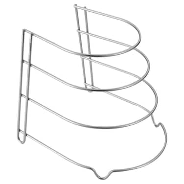 Metaltex Canyon Frypan Holder, Silver