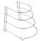 Metaltex Canyon Frypan Holder, Silver