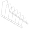 Metaltex Sector Pot Lid and Tray Holder, Silver