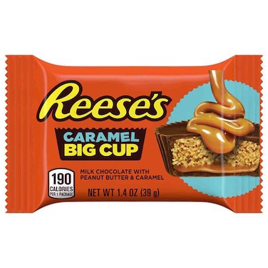 Reese's Caramel Big Cup Milk Chocolate Peanut Butter and Caramel, 39g