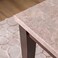 Brody Marble Coffee Table - Beige/Dark Walnut