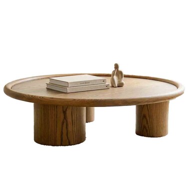 أوبورو طاولة قهوة خشبية - خشب الجوز