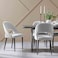 Millo 1+6 Seater Glass Top Dining Set-Grey Metallic