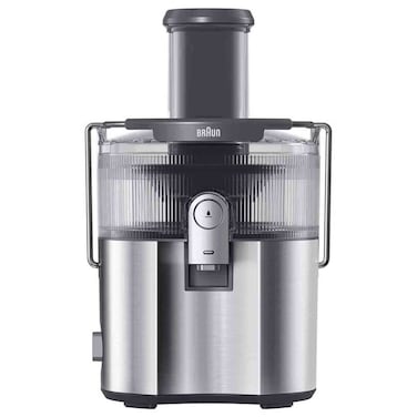 Braun MultiJuice 7 Centrifugal Juicer SJ7000, 1000W, 2.5L, Stainless Steel