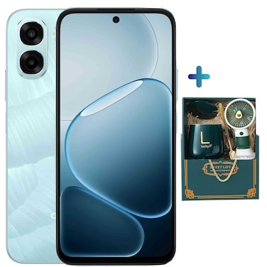 Oppo A Series A6x Smartphone, 4GB RAM, 128GB, Slice Blue,