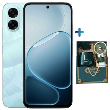 Oppo A Series A6x Smartphone, 4GB RAM, 256GB Storage, Ice Blue