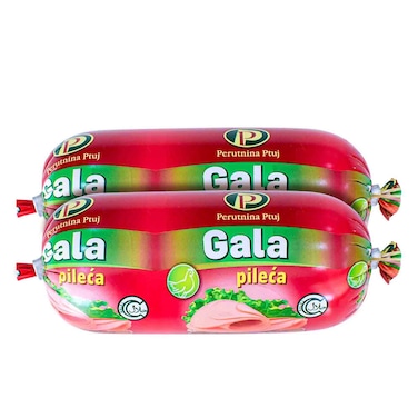 Perutnina Ptuj Gala Chicken Sausages, 400g, Pack of 2
