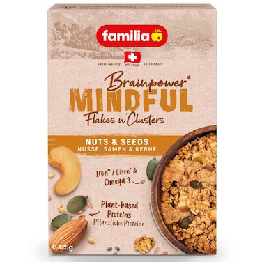 فاميليا برين باور رقائق وبذور المكسرات 425 غرام