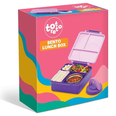 Toretto Bento Lunch Box, Lavender
