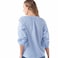 TEX Women Striped Long Sleeve Shirt, I274513, Navy, S