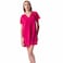 TEX Women Solid V-Neck Kaftan Dress, I275869, Pink Dark, XS/S