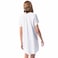 TEX Women Solid V-Neck Kaftan Dress, I275869, White, XS/S
