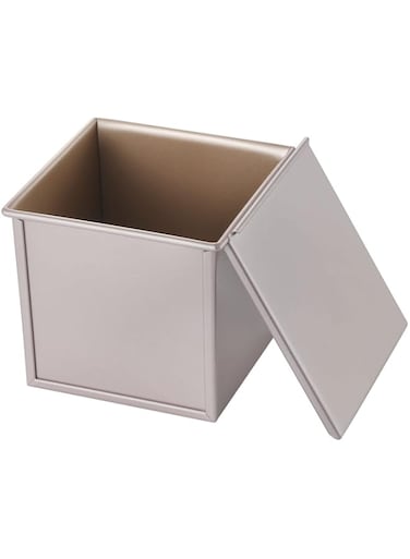 CHEFMADE WK9879 Non-Stick Square Loaf Pan with Cover, 450g