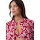 TEX Women Printed Beach Kaftan Cover-Up, I275874, Pink, M