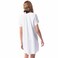 TEX Women Solid V-Neck Kaftan Dress, I275869, White, XL/XXL