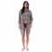 TEX Women Printed Beach Kaftan Cover-Up, I275874, Light Brown, M