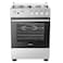 Hisense Freestanding Gas Oven Cooker, HFG60422RX, 60x60cm, Stainless Steel