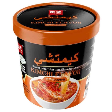 نودلز زجاجية بنكهة الكيمتشي والبطاطا الحلوة، 65 غرام